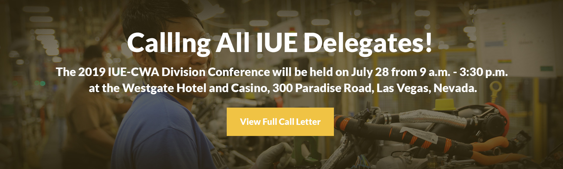 2019 IUE-CWA Division Conference Call Letter